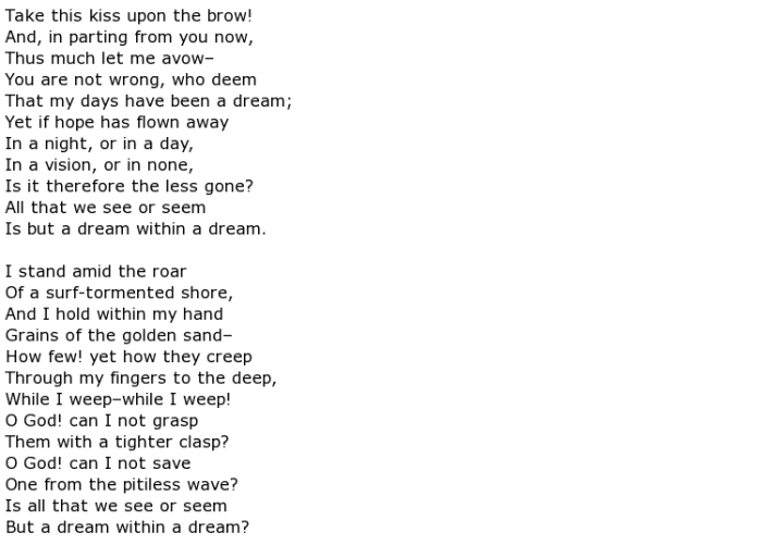 Rhyming poetry examples